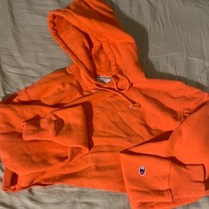 Champion Reverse Weave Hoodie Orange